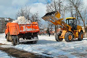 vyvoz snega v Pavlovskom Posade